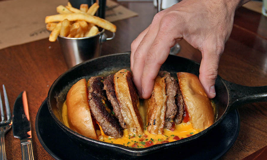 Alucinante Double cheese burger -dipeable- al sart�n