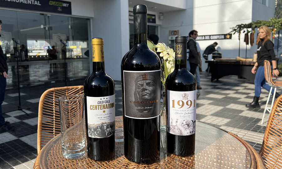 Los vinos de Colo-Colo en el evento de lanzamiento