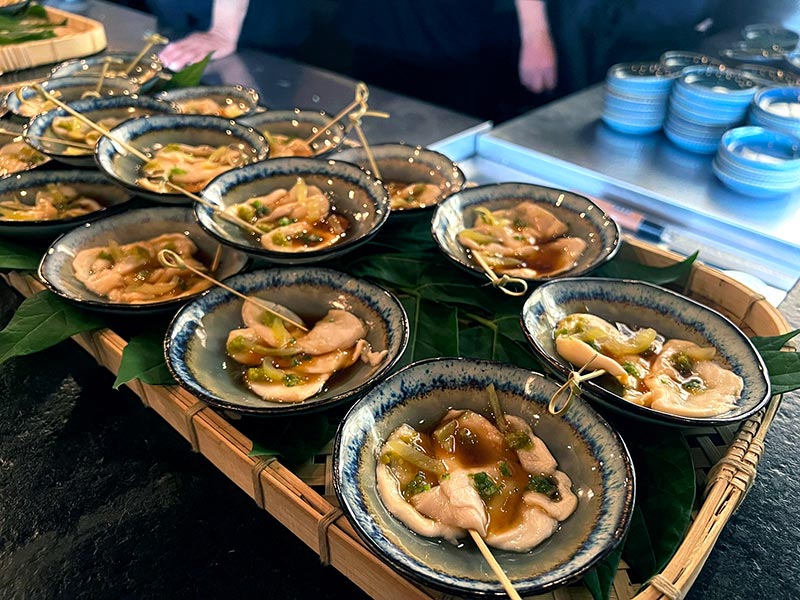 La celebraci�n, los invitados y lo degustado