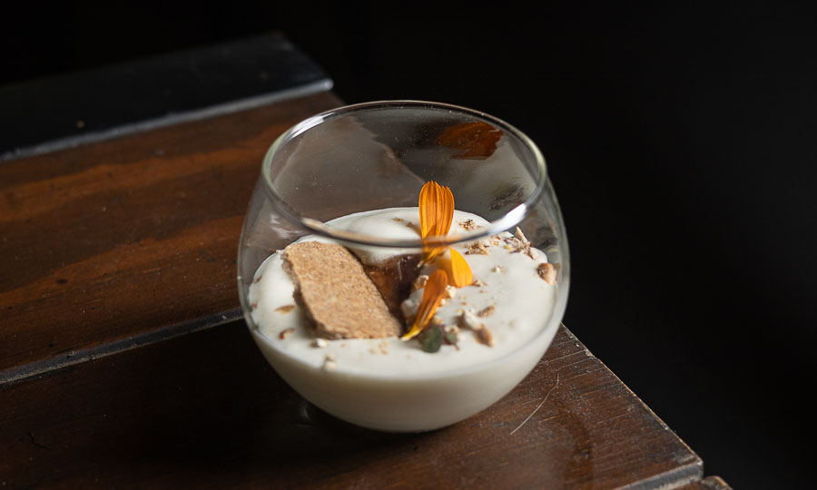 7º Tiempo: Postre: Kokada en pecera
