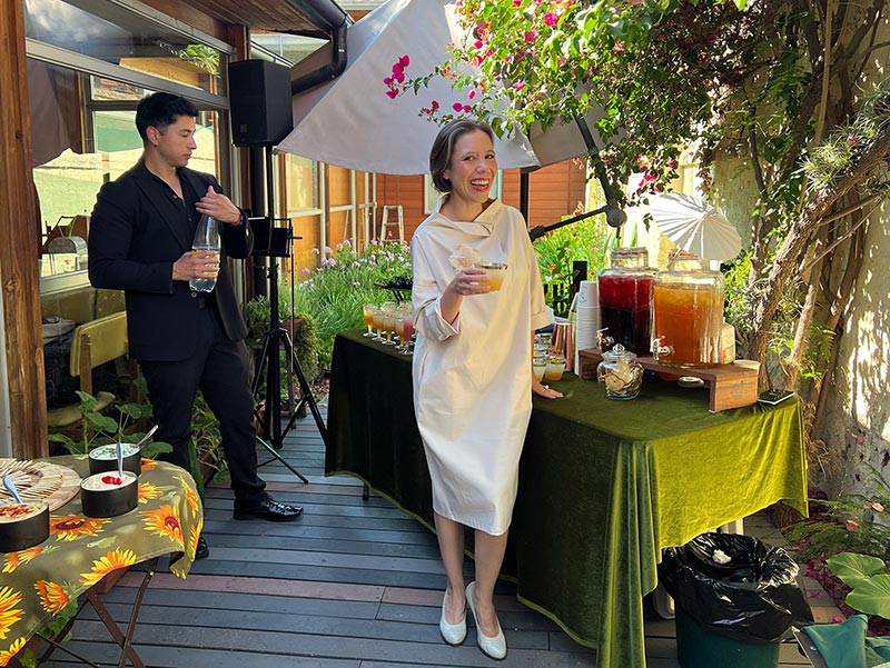 Recepci�n y degustaci�n de mockteler�a con t�