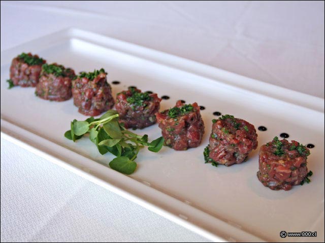 Steak Tartar en formato degustacin - Entre Ros (Rengo)