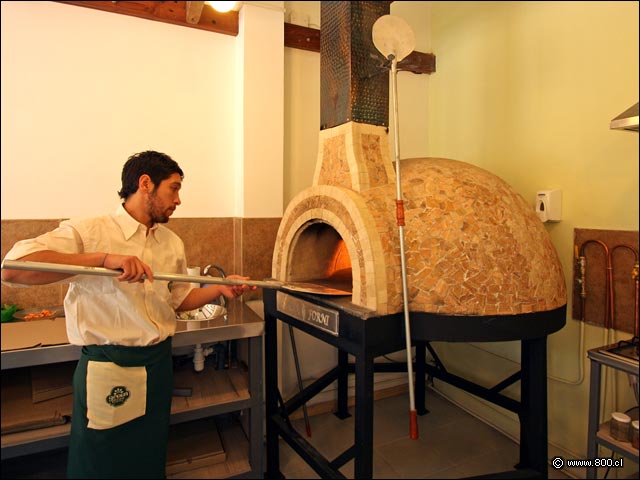 Detalle del horno - Green Pizza - La Dehesa