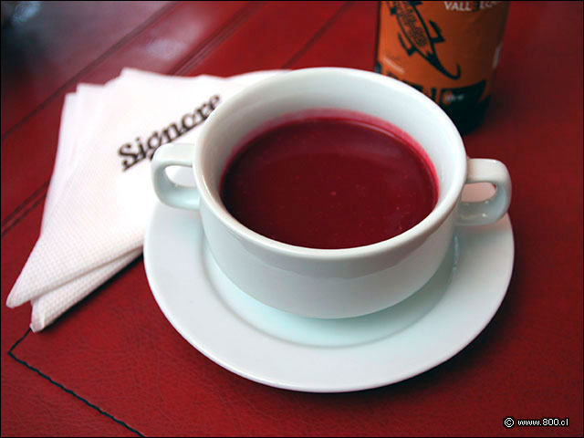 Sopa de cortes�a - Signore Pizza