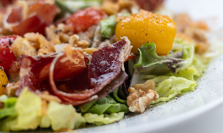 Ensalada de jamn ibrico