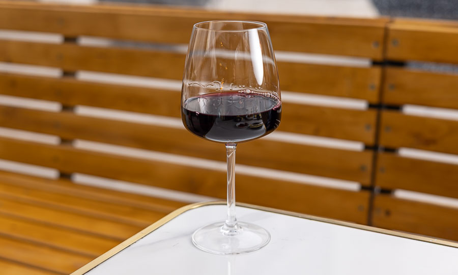 Copa de vino de la casa