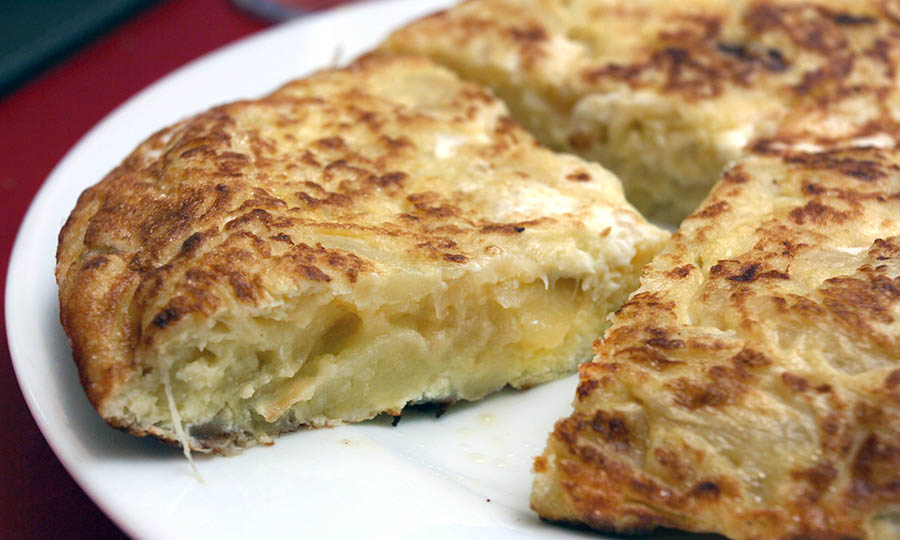 Correctsima Tortilla de papas espaola