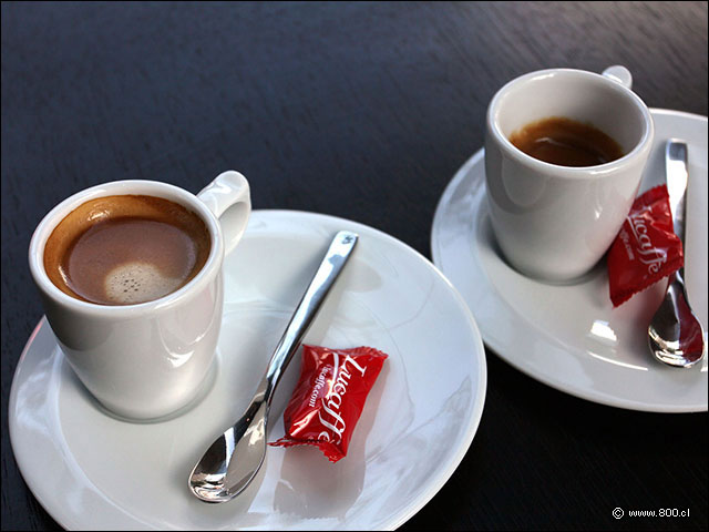 Espresso y ristreto Lucaffe - Between Coffee Bar