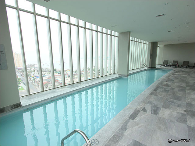 La vista desde la piscina  - Hilton Garden Inn Iquique