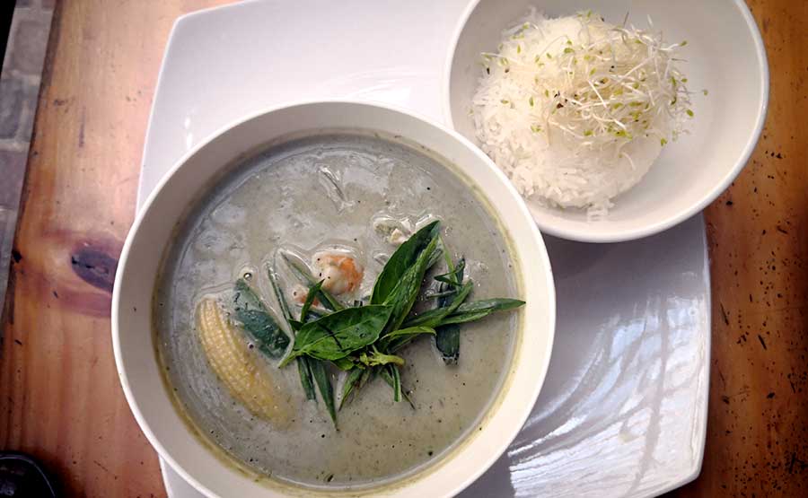 Curry verde - Pad Thai