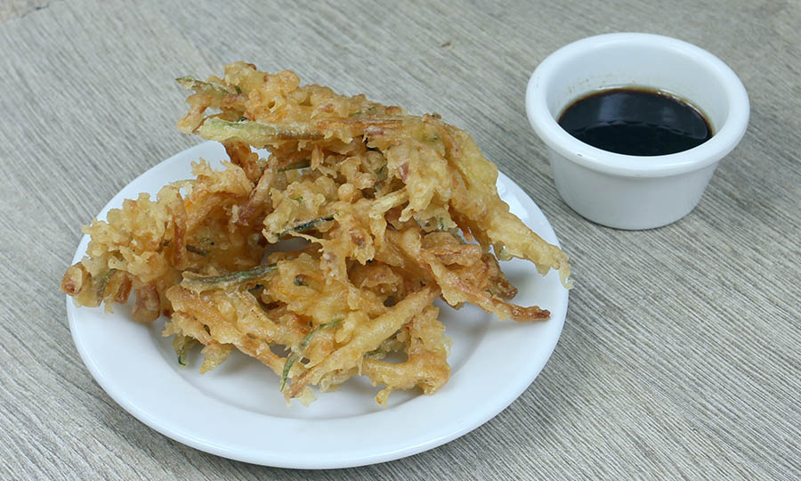 Verduras en tempura mixtos