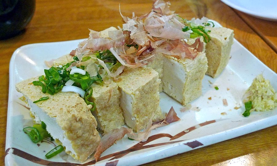 Tofu frito - Ramen Kintaro