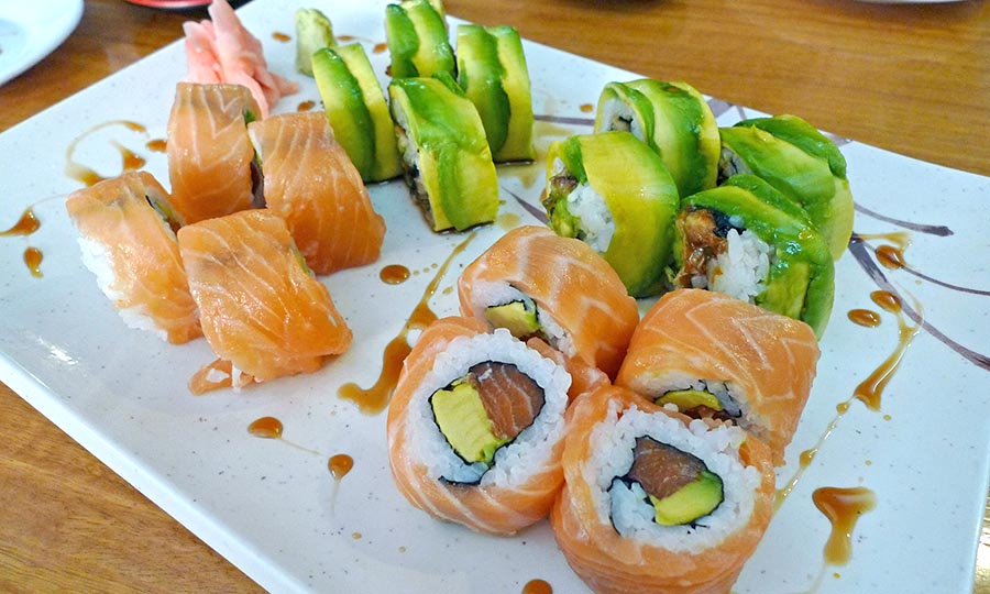 Sushi Rolls estilo californiano