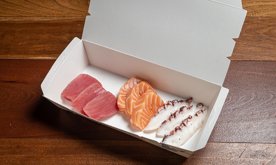 Sashimi atn, salmn y pulpo - Kobo Sushi - Manuel Montt