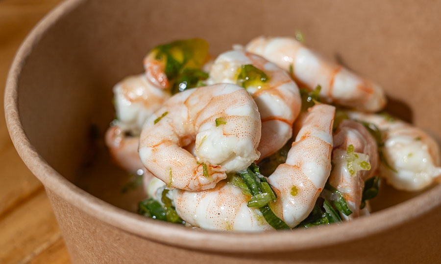 Formato plato de almuerzo: Camarn al Cilantro