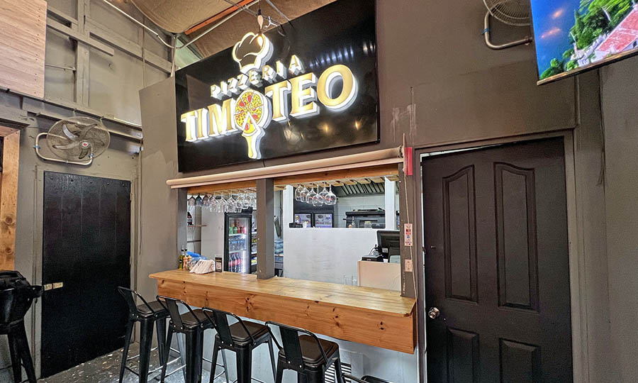 Timoteo pizza y pastas al interior del Patio Girardi