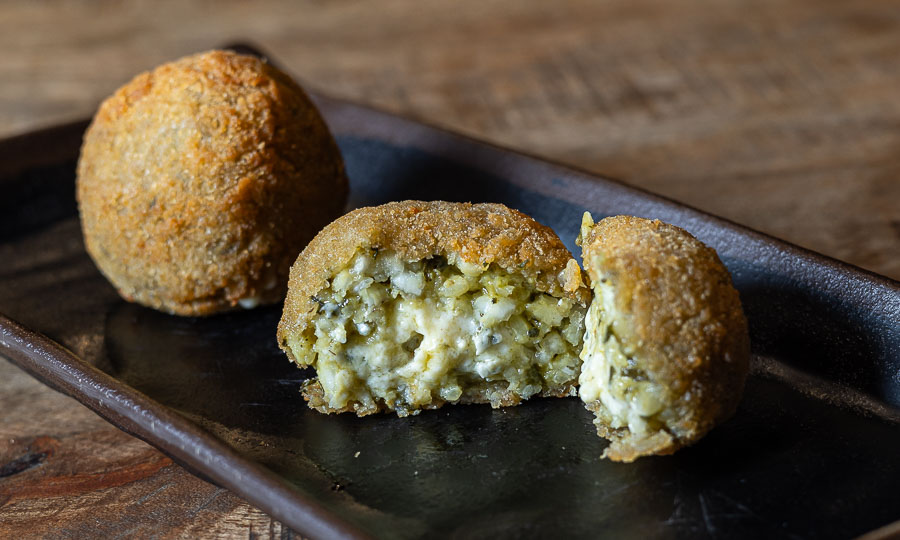 Arancini de pesto