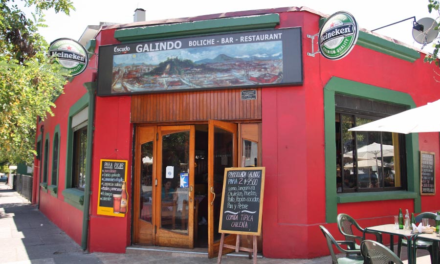 Fachada del restaurante Galindo en Bellavista