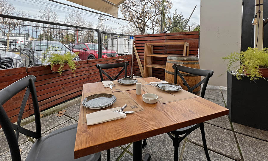 La terraza del primer piso de La Cocina de Javier - La Cocina de Javier