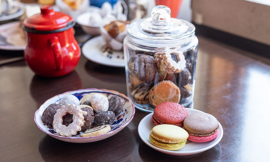 Galletas, bollera y dulces en Cafetera Waddington