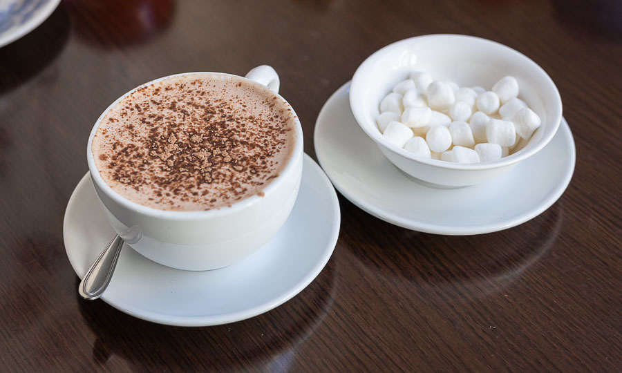 Adictivo chocolate calientes con Marshmallows - Cafetera Waddington