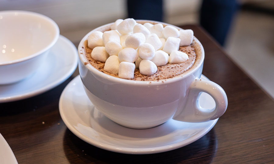 Adictivo chocolate calientes con Marshmallows - Cafetera Waddington