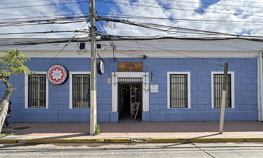 Fachada del Caf Dominga en Quillota