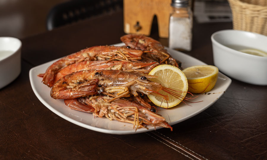 Fabulosos Langostinos a la plancha