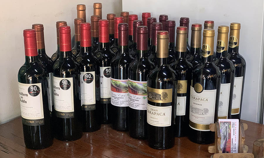 Los vinos en la carta de La Bodeguita de Muoz