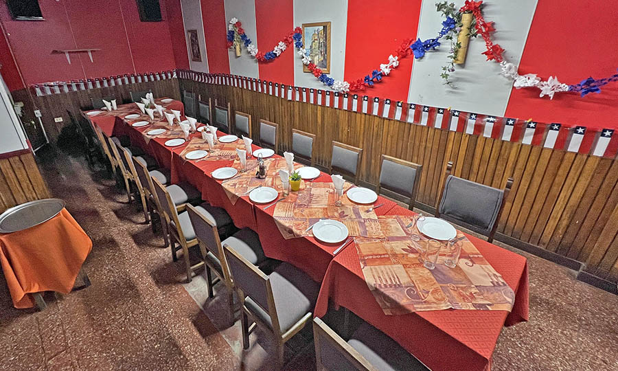 Mesa para eventos en El Cordobs