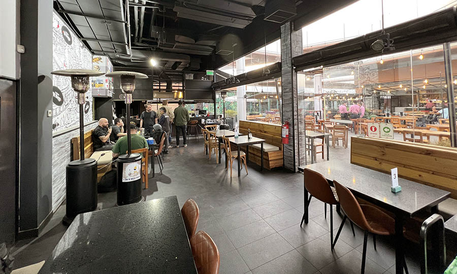 El saln interior de La Parrilla de Mr. Wagyu