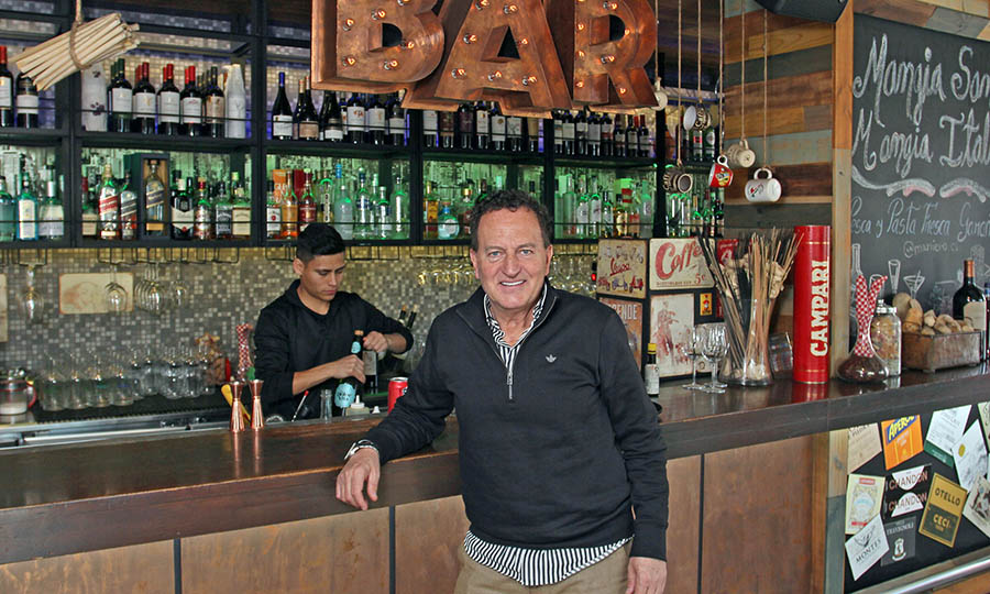 Olimpio Pizzo, el dueo de Maniero Restaurante - Maniero