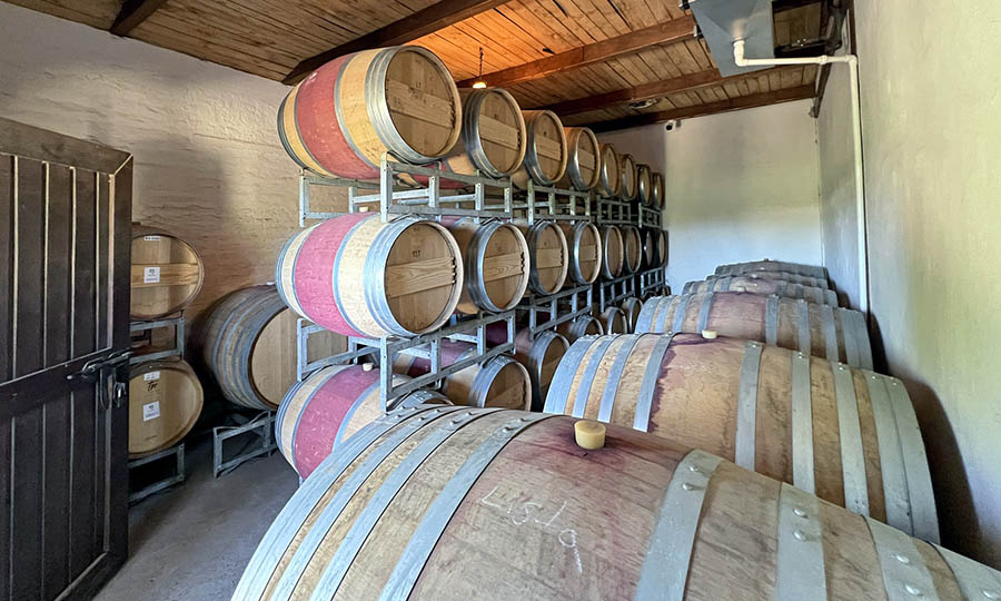 La sala de barricas de la Via Encierra