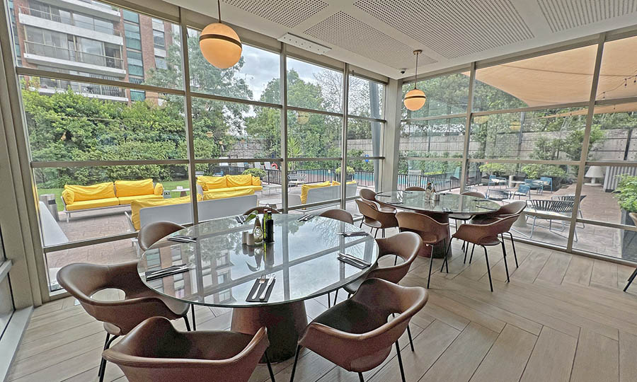 El gran sal�n principal de NUNA Restaurante