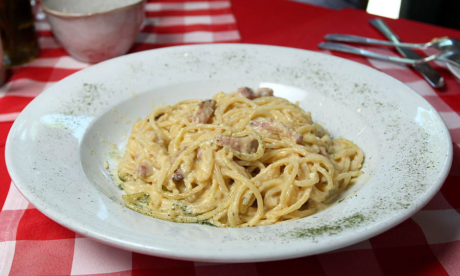 Carbonara r�stica - Maniero