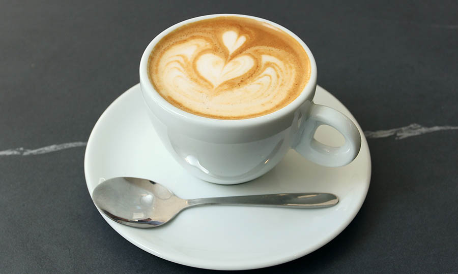 Caf� Flat white - V�a Cafetera