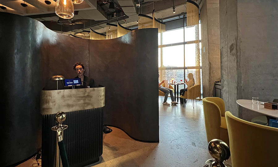 La recepci�n de The Loft