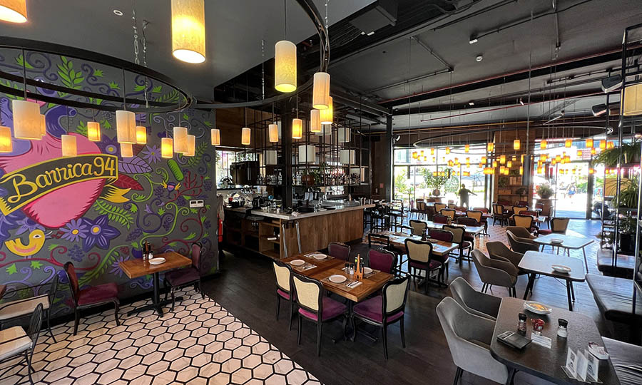 El gran sal�n del restaurante Barrica 94 - Barrica 94 Los Trapenses