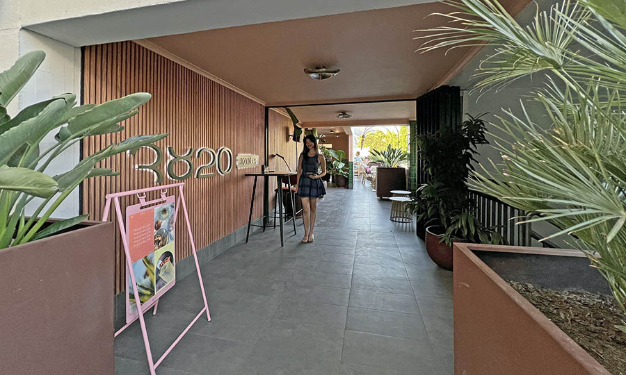 La entrada y recepci�n en Azotea 3820