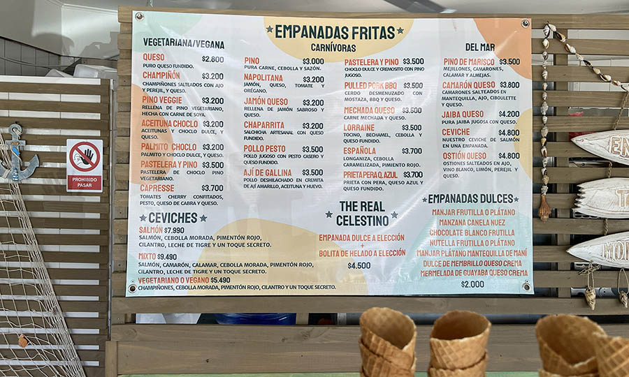Su oferta de empanadas