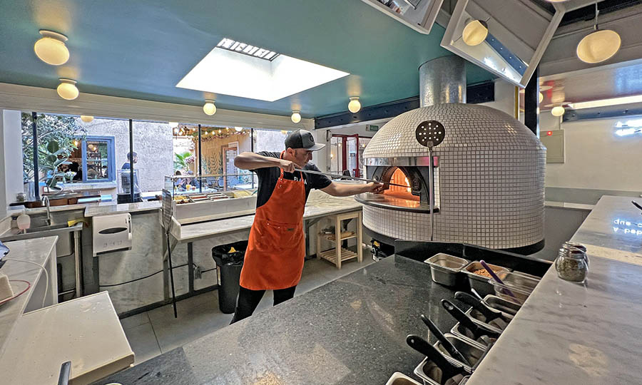 El gran horno pizzero de Falma Merced