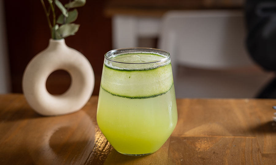 Mocktail: limón - pepino - menta