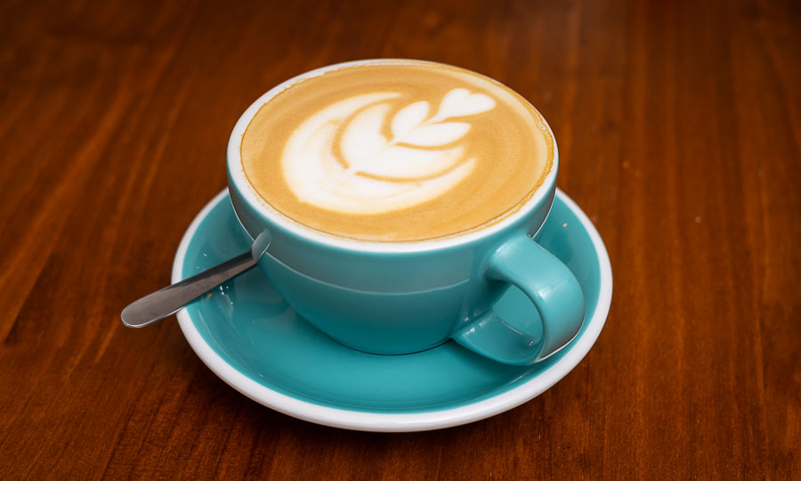 Un impecable Cafe Latte de especialidad