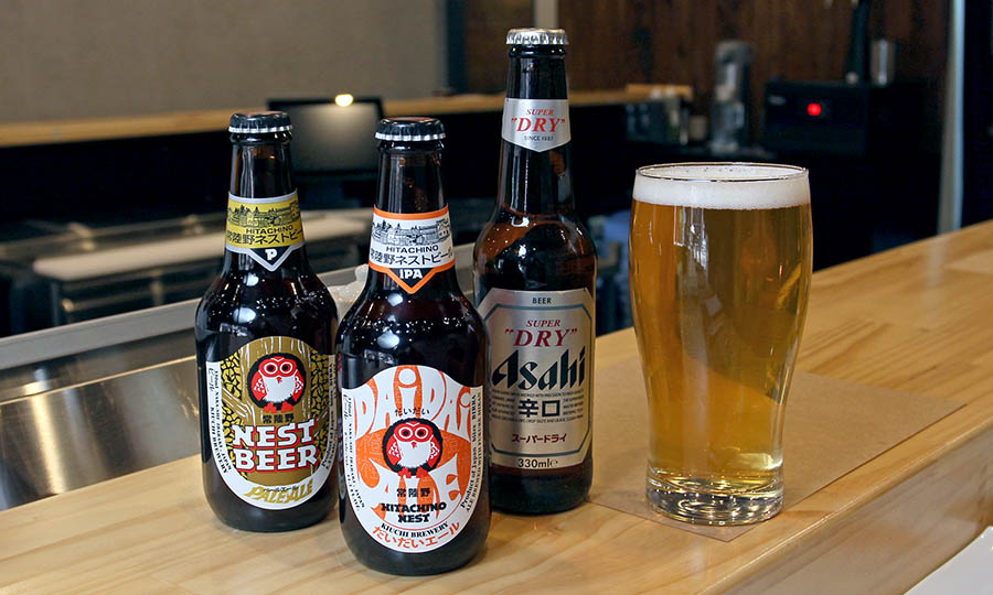 Parte de la carta de cervezas de Tadashi