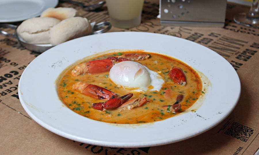 Deliciosos Chupe de camarn de Ro