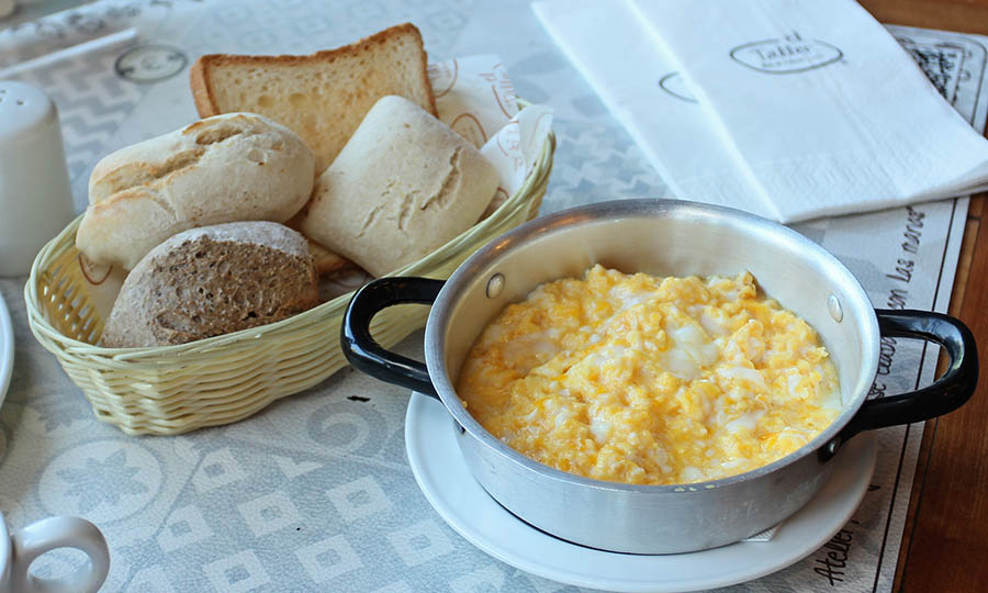 Brunch El Taller: Huevos revueltos