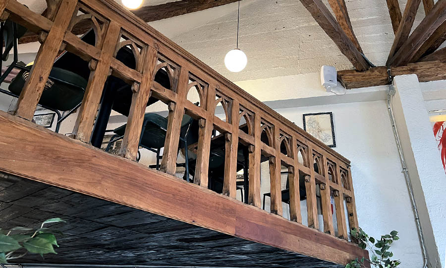 Detalles en el restaurante Oda Santiago de Lastarria