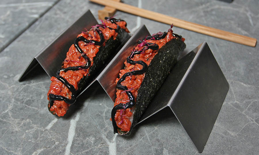 Divergente Nori taco de salm�n  - KATO Tasty Caos