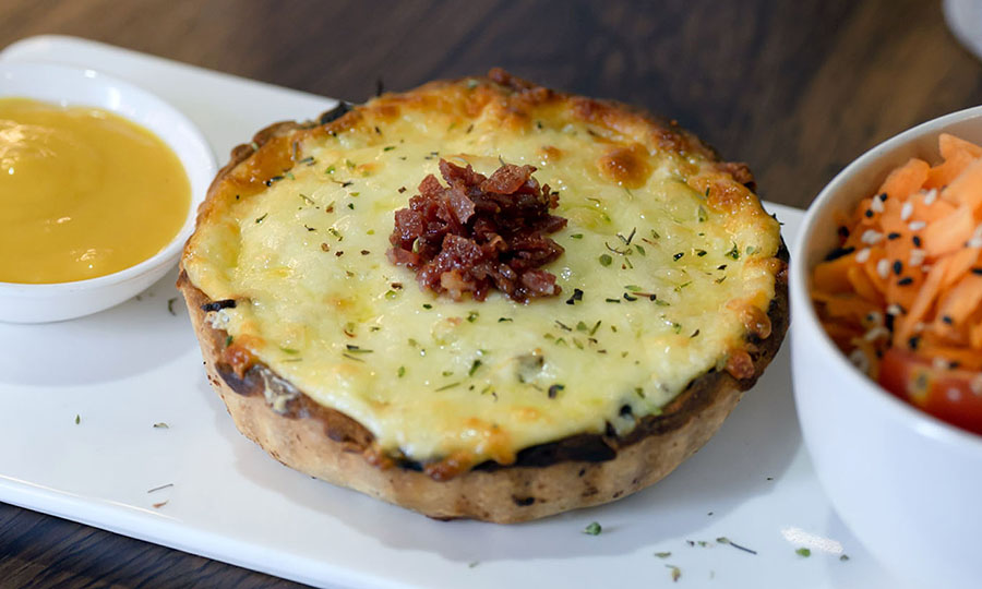 Quiche de pollo espinaca - Carlys Food