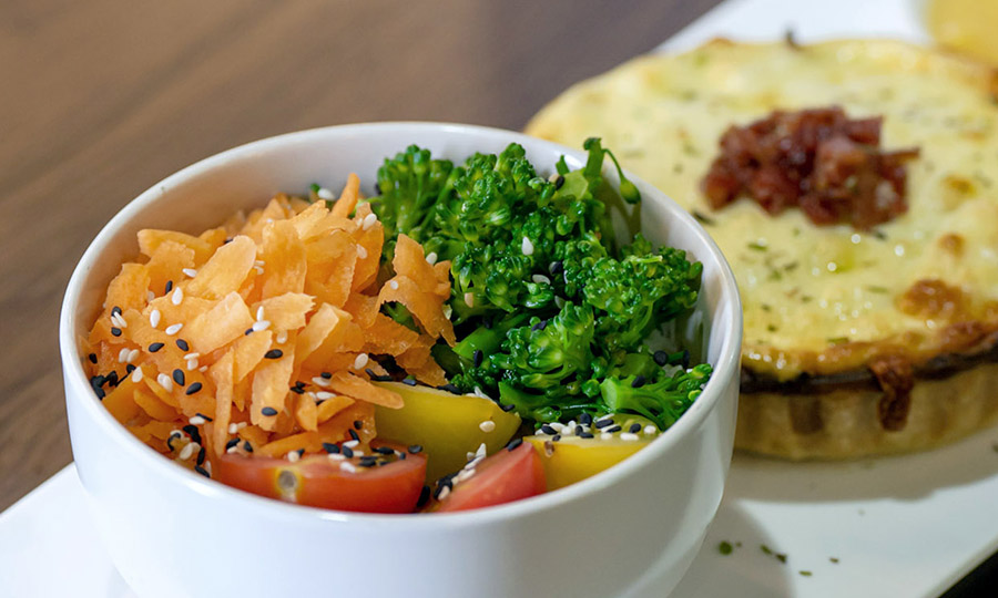 Quiche de pollo espinaca